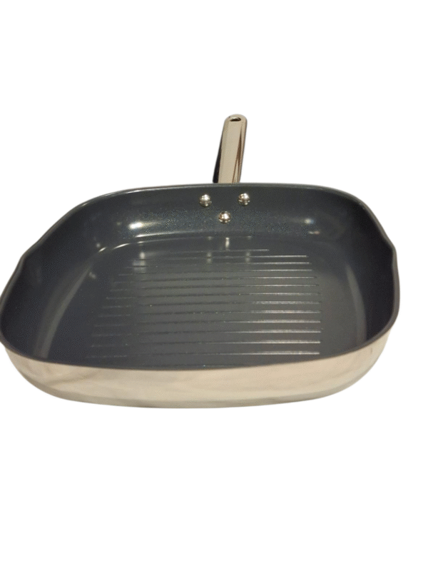 Sartén  parrilla grill  acero y cerámica Sol Gel